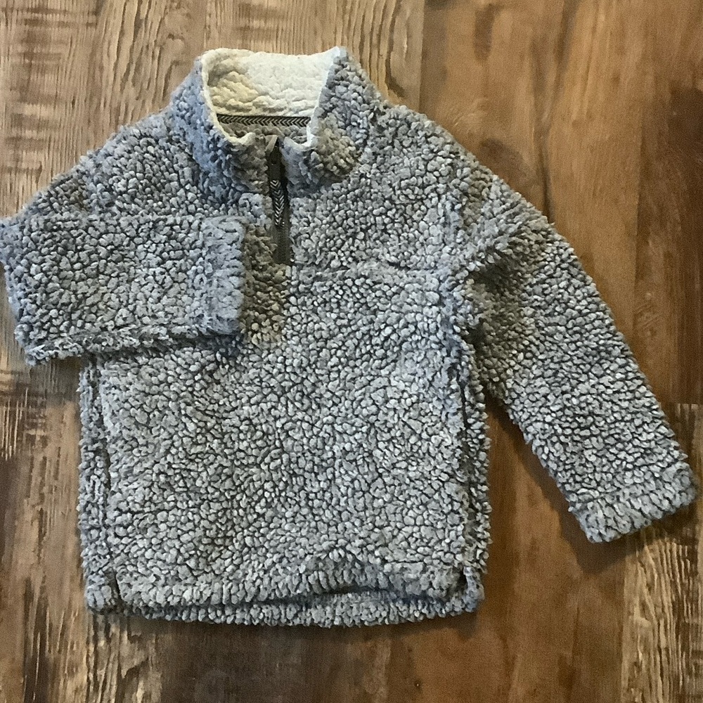 Class Club Gray Sherpa Kids Hoodie